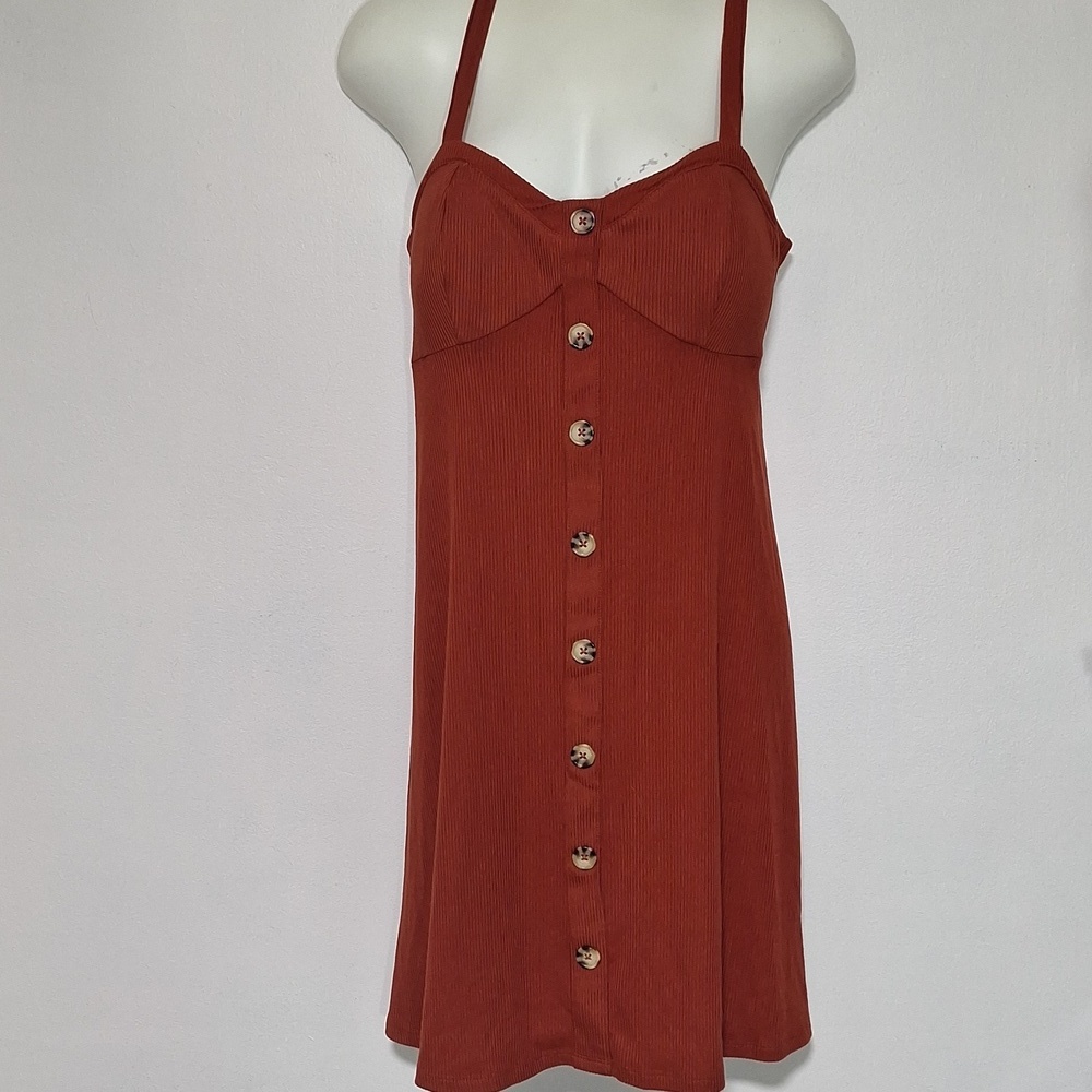 No Boundaries Sundress Sleeveless Brown